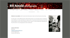 Desktop Screenshot of billarnoldphotographs.com