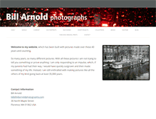 Tablet Screenshot of billarnoldphotographs.com